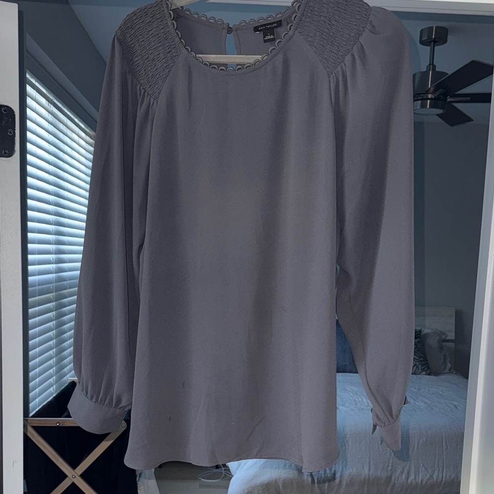 Ann Taylor Lavender Blouse